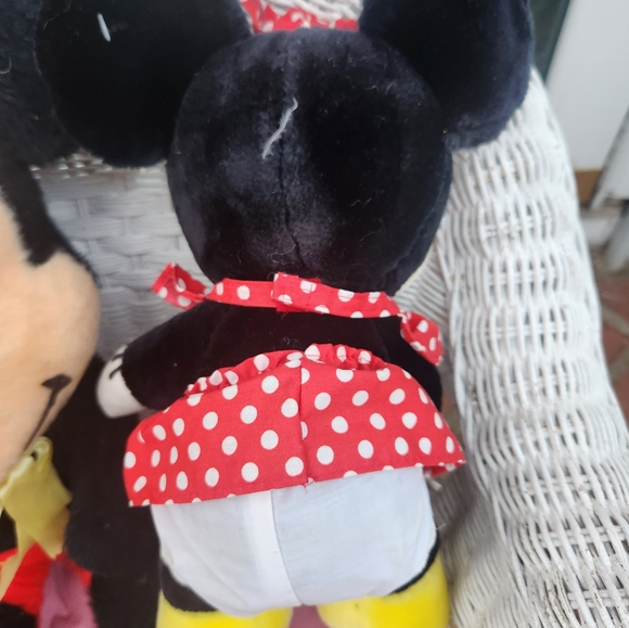 Vintage Disney Mickey and Mini Mouse plush toys - Picture 5 of 7